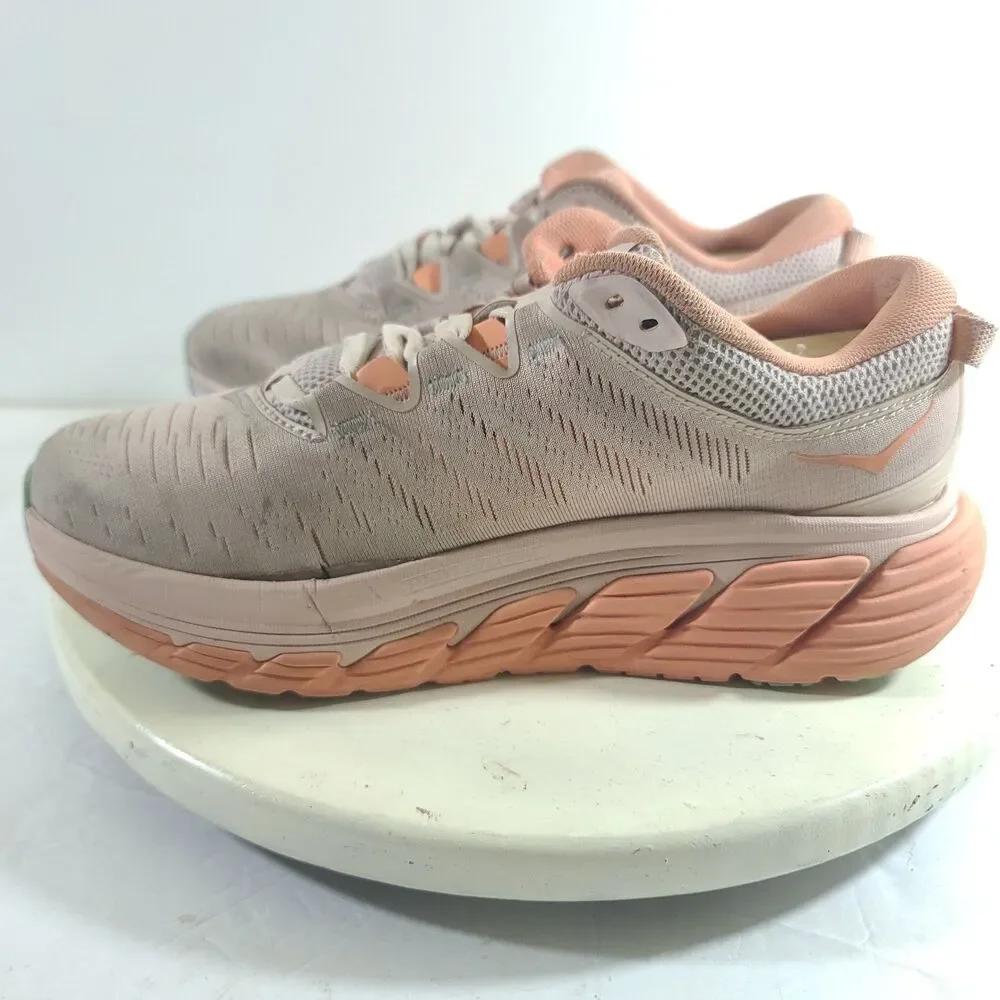 Hoka One One Womens Gaviota 3 1113521 SPCN Orange Running Shoes Sneakers Size 8B